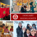 Four images of YES Abroad participants from January IG posts