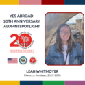 YES Abroad 20th Alumni Spotlight Series 2